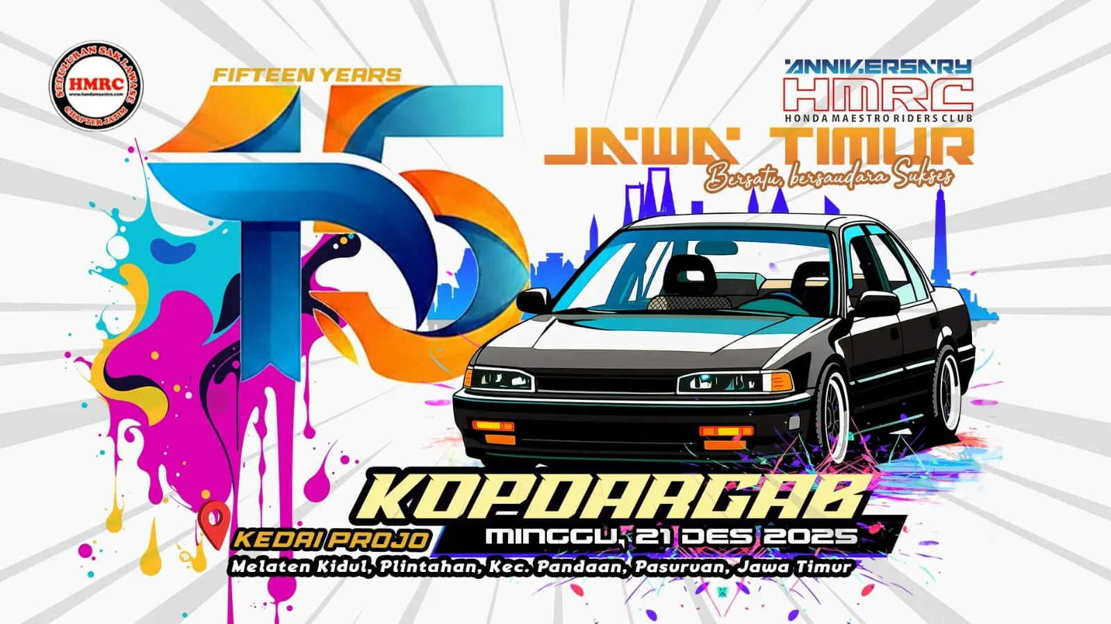 Anniversary 15th HMRC Chapter Jawa Timur - HMRC Malang Raya